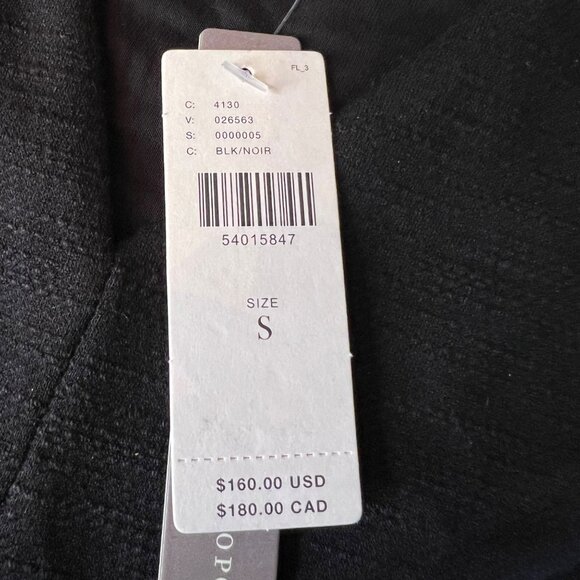 NWT‎ Maeve by Anthro Lincoln Center Black Short FIt Flare V Neck Dress Small - Picture 8 of 11